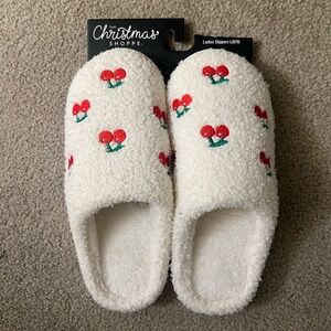 NWT Cherry Slippers